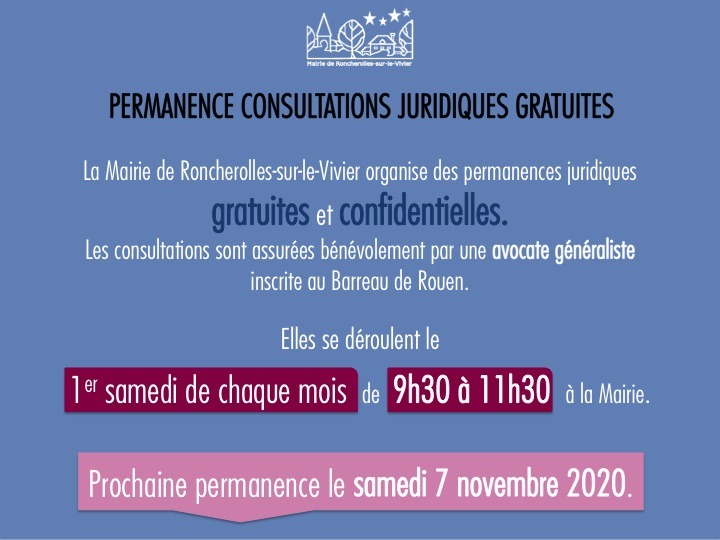 Permanence consultations juridiques gratuites