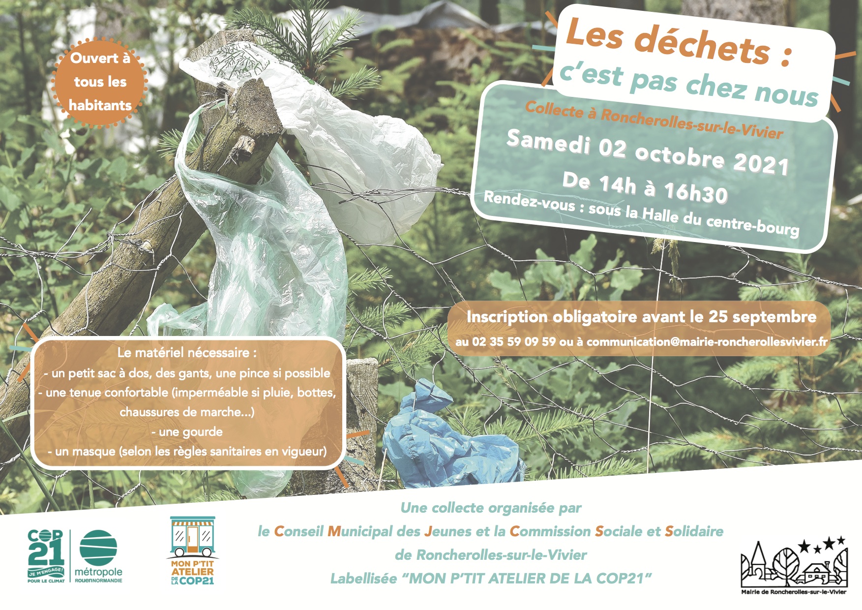 Affiche Ramassage CMJ 2 octobre
